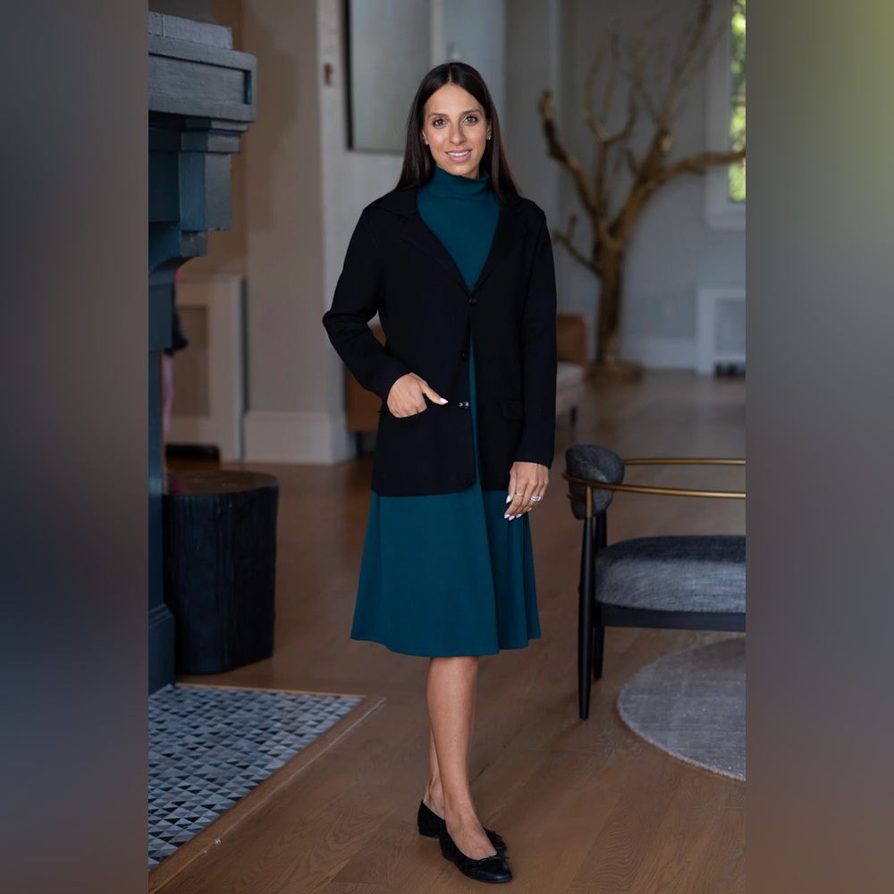 NWT Knit Blazer in Black